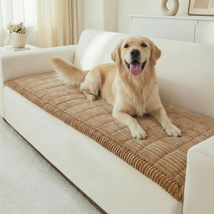 PawLounge™ Plush Pet Couch Cover