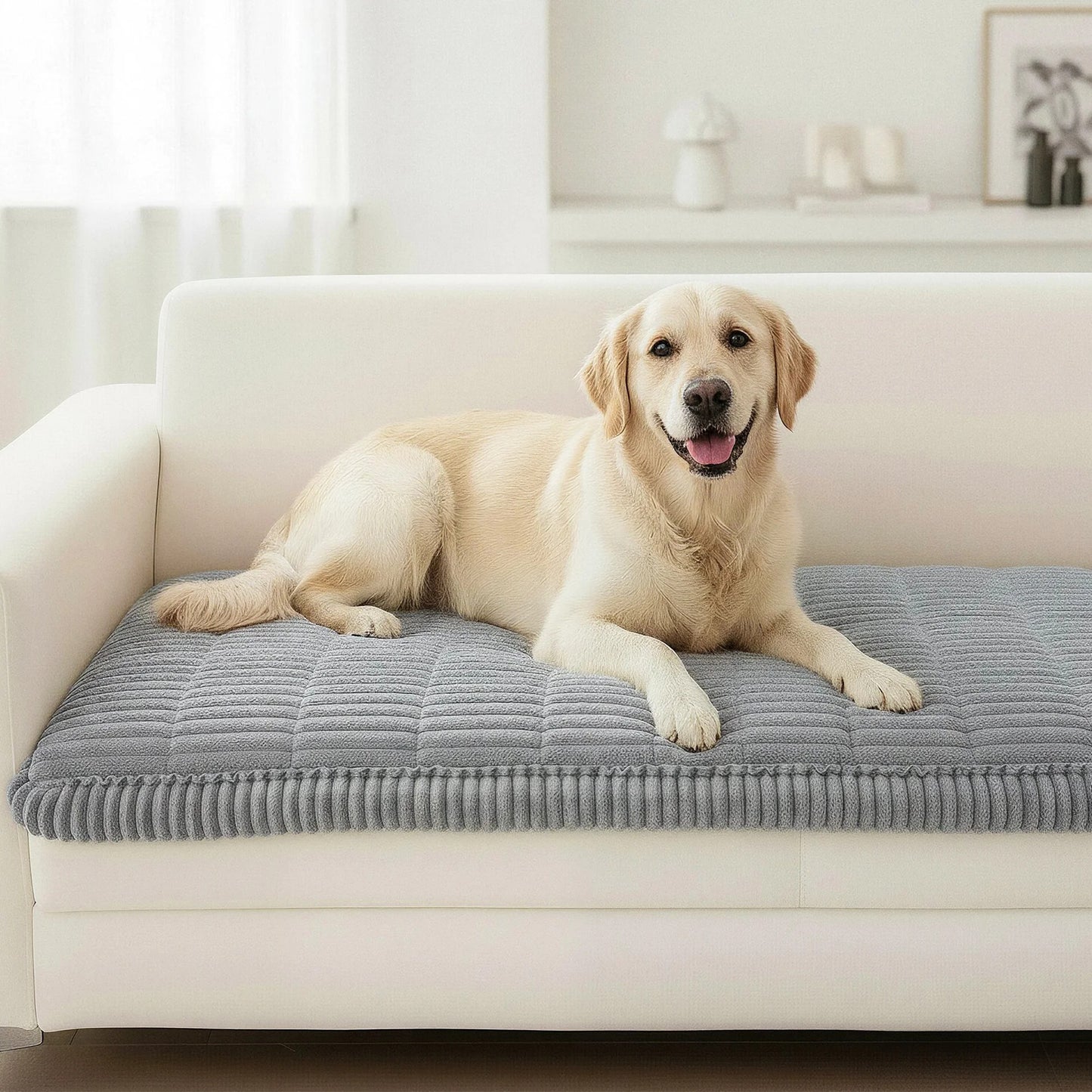 PawLounge™ Plush Pet Couch Cover